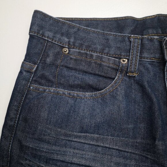 Paper Denim & Cloth Youth's Size 16 Medium Wash Longer Wide Leg Shorts - Picture 5 of 11